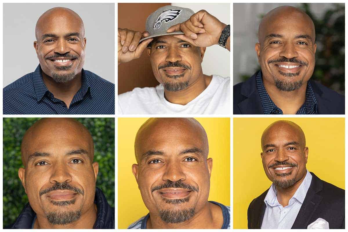 professional headshots Charlotte NC multiple styles portrait examples